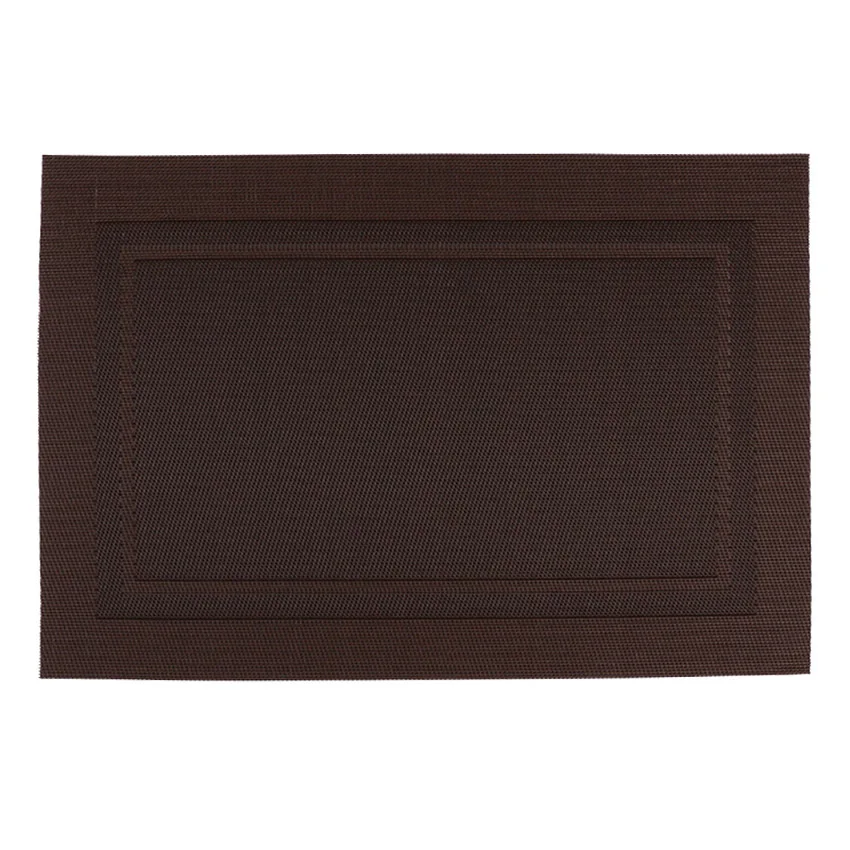 

4 Pcs/set Modern Elegant PVC Placemat Dining Table Mat Cafe Anti-slip Hot Placemats Bowl Pad Cup Mat Table Coasters