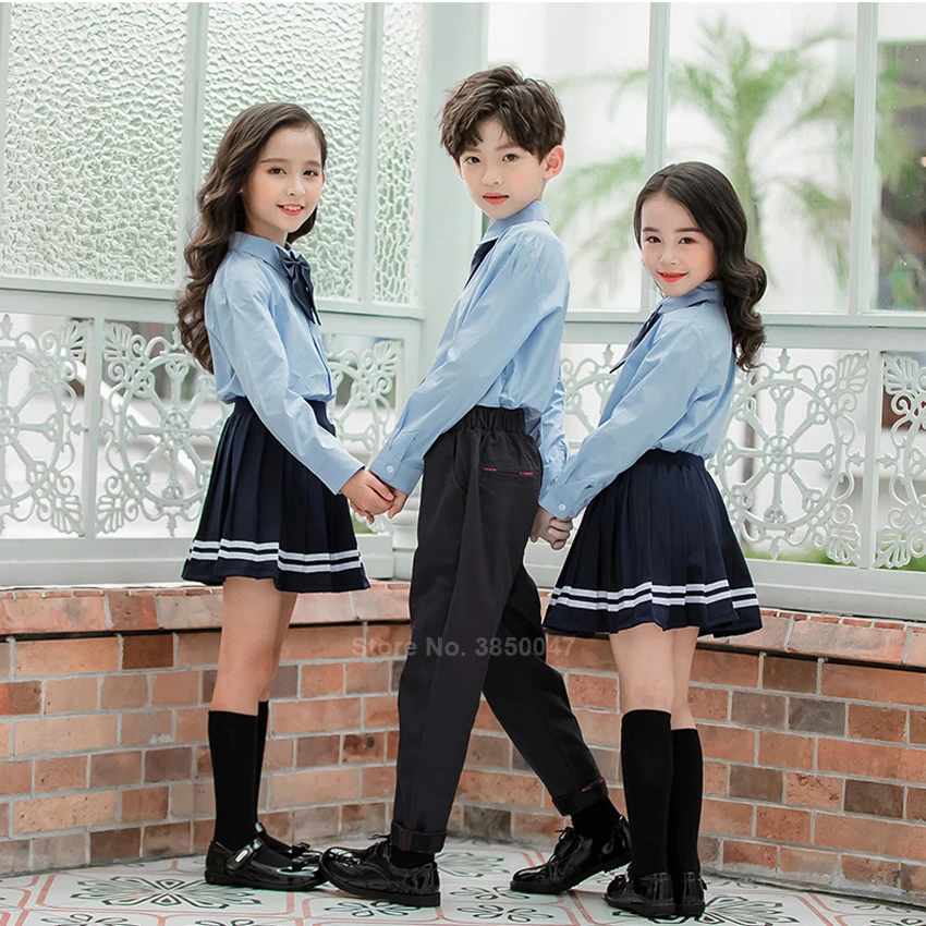 Японская школьная форма для детей младшего возраста одежда маленьких девочек и