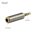 2,5 мм штекер на 3,5 мм гнездо Аудио Стерео адаптер штекер конвертер 2,5 мм на 3,5 мм разъем для наушников оптовая продажа