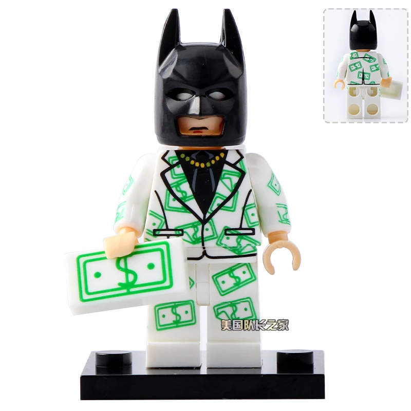 SingleSale 2017 Бэтмен фильм наличные доллар США костюм Супер Герои строительные блоки