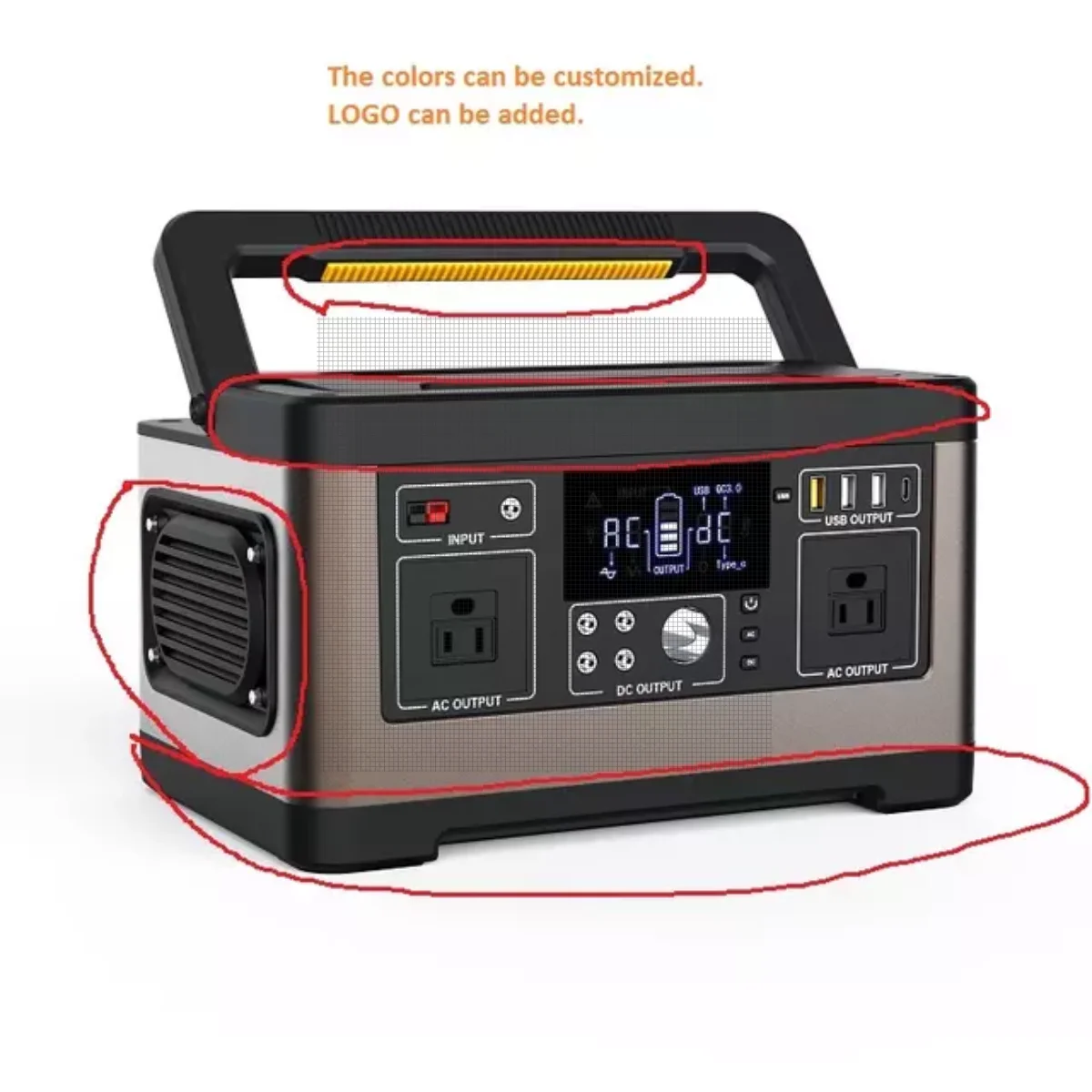 

500w portable emergency station