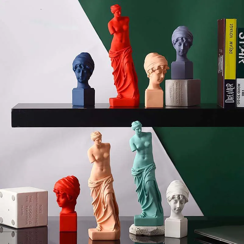 Скандинавский Декор для дома скульптура из смолы украшение комнаты модель
