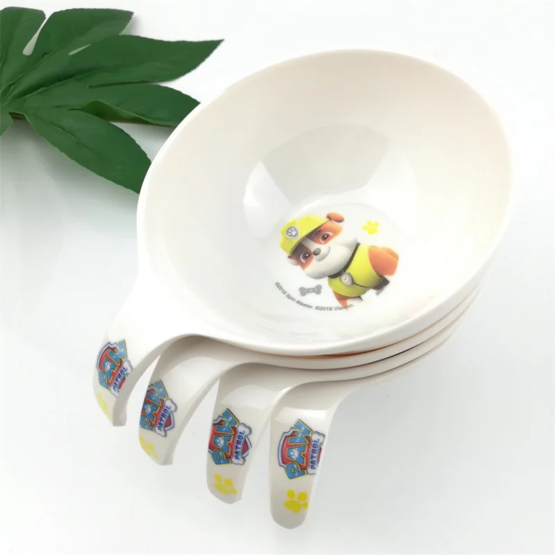 Real PAW PATROL Children Cartoon Tableware Baby Feeding Bowl Easy To Clean Portable Melamine Environmental Protection | Дом и сад