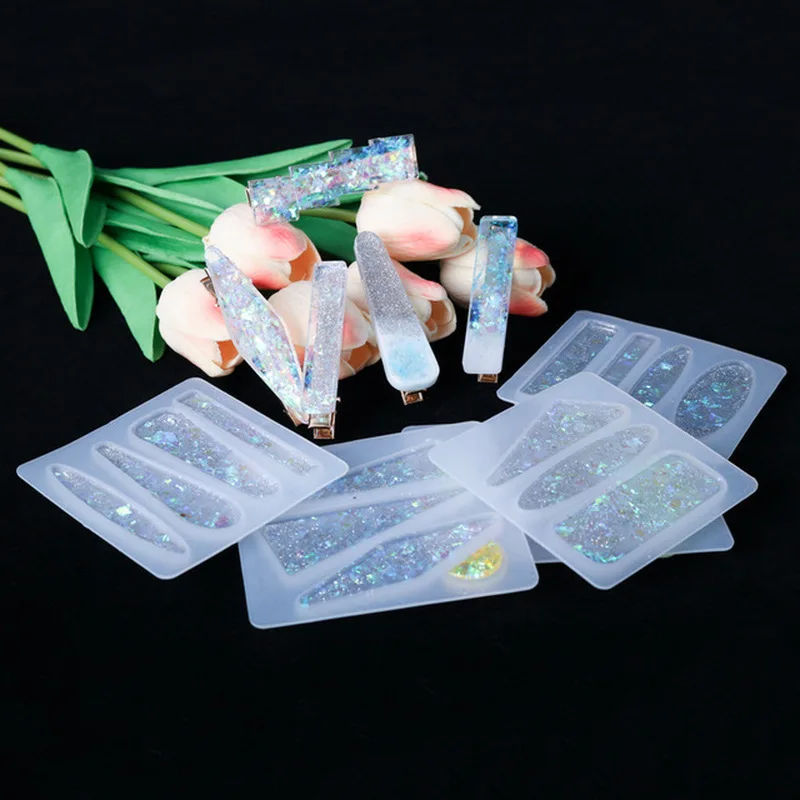 Прозрачная Шпилька силиконовая форма для волос заколка УФ полимерная эпоксидная