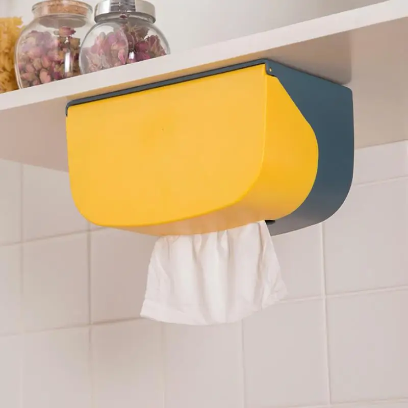 Пластиковая коробка для салфеток простая стильная Пыленепроницаемая настольная