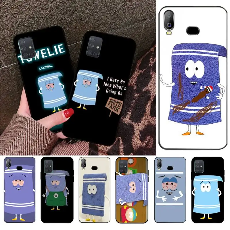 

CUTEWANAN New towelie episode Cover Black Soft Shell Phone Case For Samsung A10 A20 A30 A40 A50 A70 A71 A51 A6 A8 2018