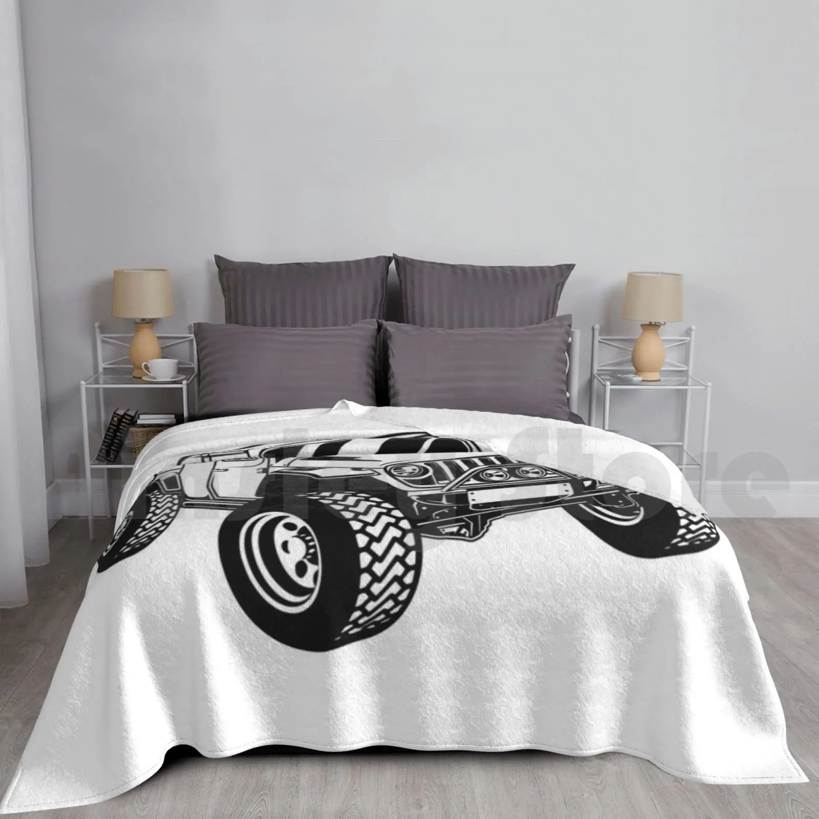 

Одеяло полноприводное автомобильное для дивана-кровати, путешествий, 4X4, внедорожник, внедорожник, грузовик, грязь, Landcruiser, гоночный автомобиль