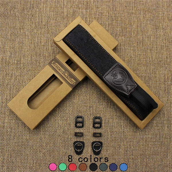 Регулируемый ремень для фотокамеры в этническом стиле наплечный из воловьей