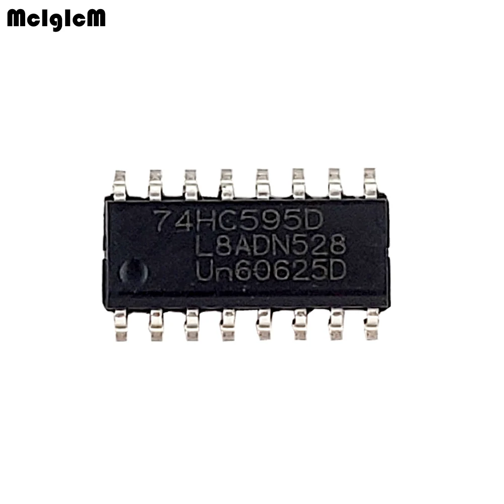 100 шт./лот 74HC595D SOP16 74HC595 SN74HC595DR счетчик сдвига регистра 8bit Новый|Интегральные схемы|