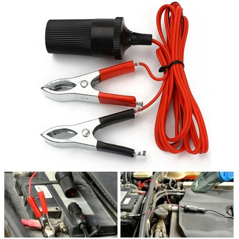 

Car Battery Clip 12V Car Jump Starter Conncetor Emergency Lead Booster Cable Battery Clamp Clip
