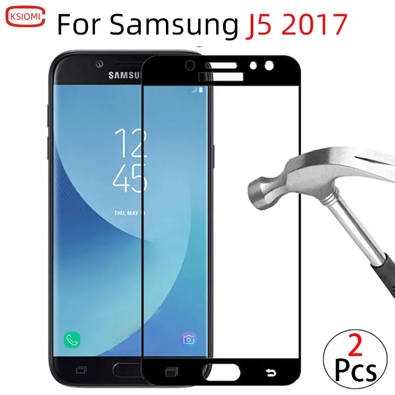 

9h 3d Full Cover Tempered Glass For Samsung Galaxy j5 2017 j 5 Screen Protector Protective Glas Film On j5207 Phone Coque Bag