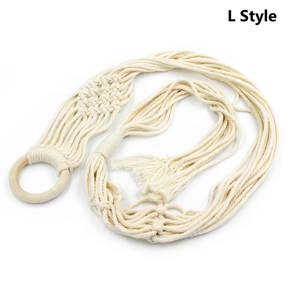 

Macrame Plant Hanger Flowerpot Wall Indoor Outdoor balcony Elegant Bohimian Durable Home Decor Hanging Basket Garden Supplies