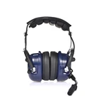 Гарнитура Aviation Pilot ABS с двойным разъемом для MP3, штекером и шумоподавлением, комфорт Уплотнители для наушников, Универсальный входной разъем 3,5 мм