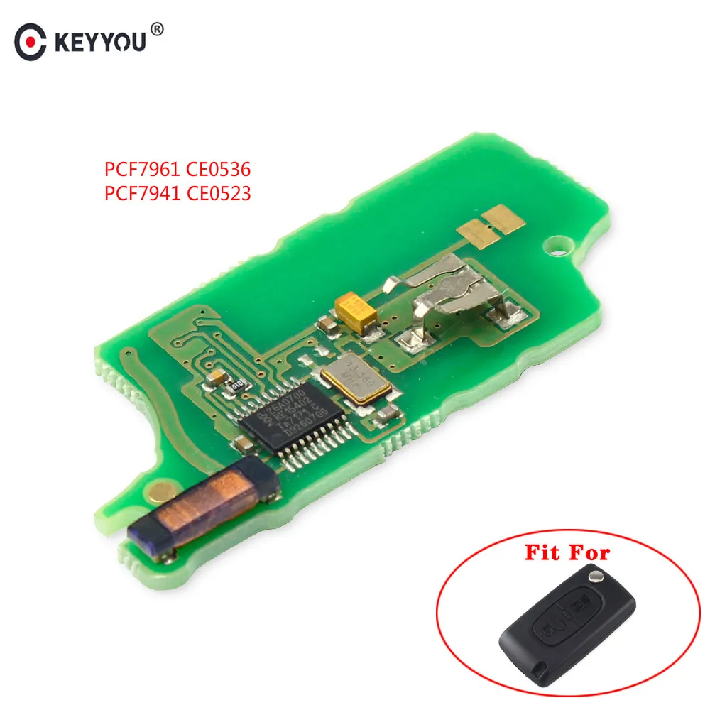 KEYYOU для Peugeot 306 207 307 308 3008 407 807 408 спросить дистанционный ключ электронные платы 3