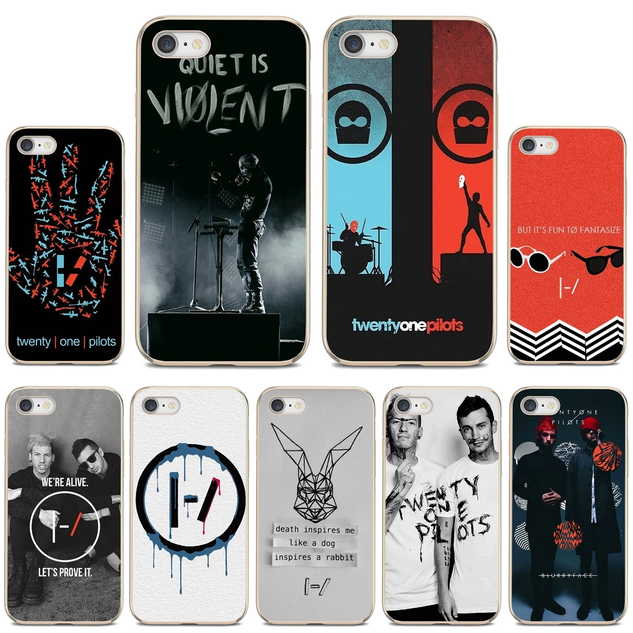 

For iPhone 10 11 12 13 Mini Pro 4S 5S SE 5C 6 6S 7 8 X XR XS Plus Max 2020 Phone Case 21 Twenty One Pilots Tyler Joseph