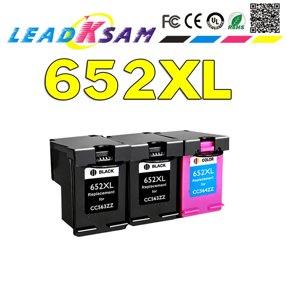 652XL чернильные картриджи совместимые с hp652XL для hp652 Deskjet 1115 1118 2135 2136 2138 3635 3636 4536