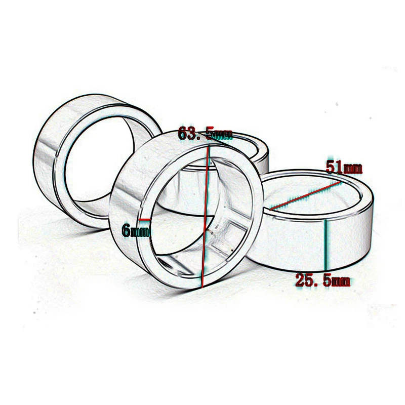 

4pcs 2.5" Aluminum Front & Rear Shock Absorption Lift bushing For Honda Rancher Recon 230 250 300 350 400 420 ATV