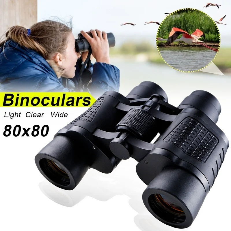 

Binoculars Professional 80X80 HD BAK4-Prism High Times Telescope Waterproof Clarity 15000 Meters for Hunting Sports