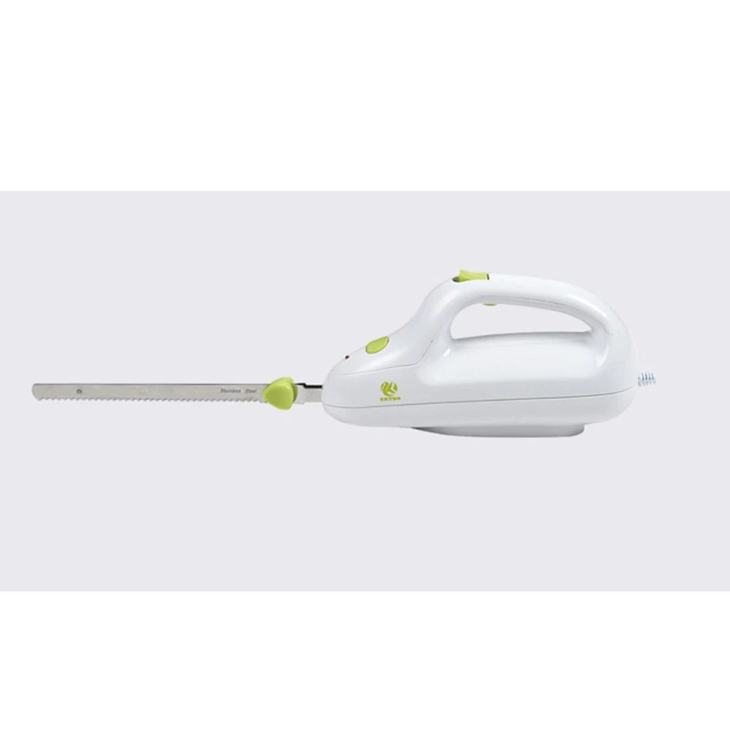

EU/CN Plug Handheld Electric Serrated Bread Knife Stainless Steel Carving Knife for Home Kitchen Cutting Cold Meat Ham Turkey
