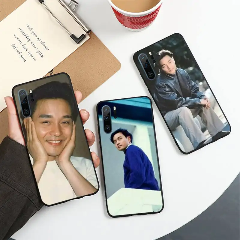 

Leslie Cheung Famous actor Phone Case For Huawei honor Mate 10 20 30 40 i 9 8 pro x Lite P smart 2019 nova 5t