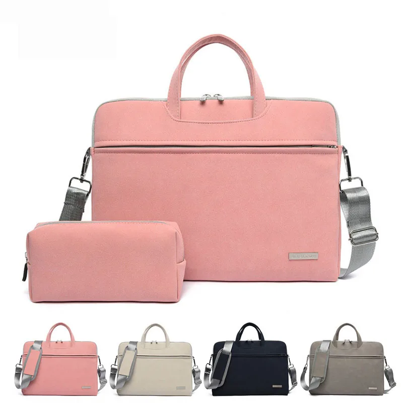 Сумка для ноутбука из искусственной кожи портфель Macbook Air 13 3 14 15 6 дюймов ноутбук