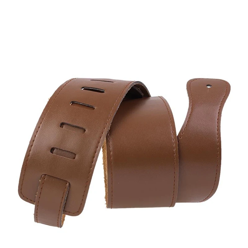gitarre gürtel einstellbare pu leder starke gitarre strap für akustische elektrische bass gitarre akustische gitarre teile zubehör free