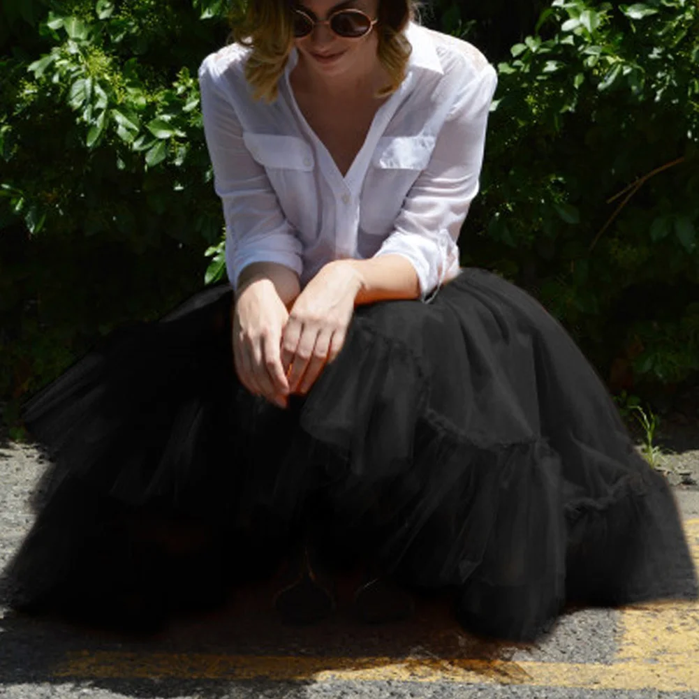 Женские юбки кринолиновая подъюбник вечерняя юбка для вечеринки винтажная