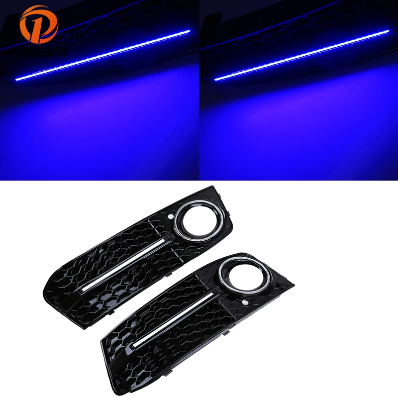 Автомобильный передний нижний бампер POSSBAY противотуманная фара решетка