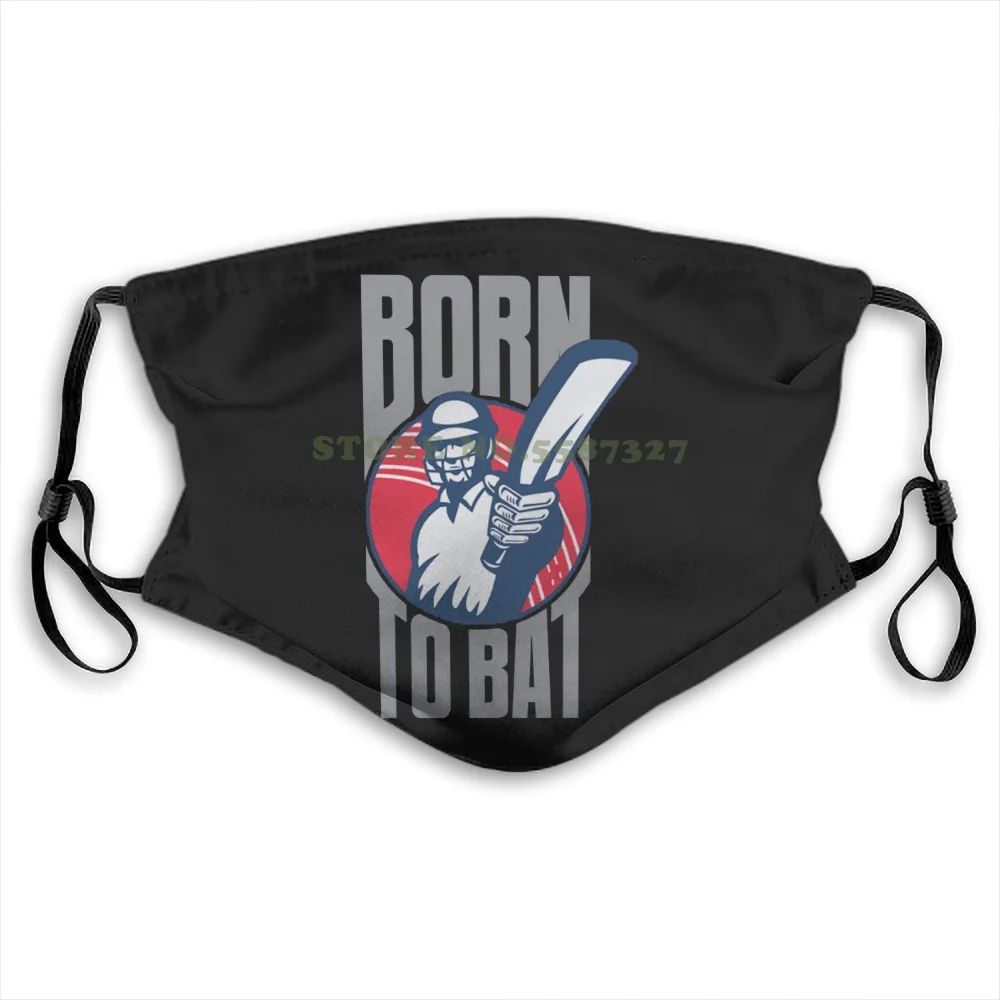 

Моющиеся маски для лица с надписью «Born To Bat» и надписью «Love Batting»