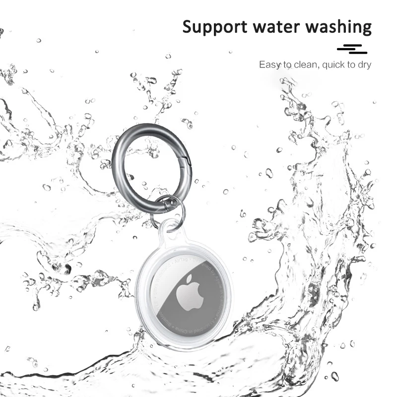 

Новинка, защитный чехол из жидкого силикона для Apple airтеги, локатор, устройство для защиты от потери, защитный чехол для брелока