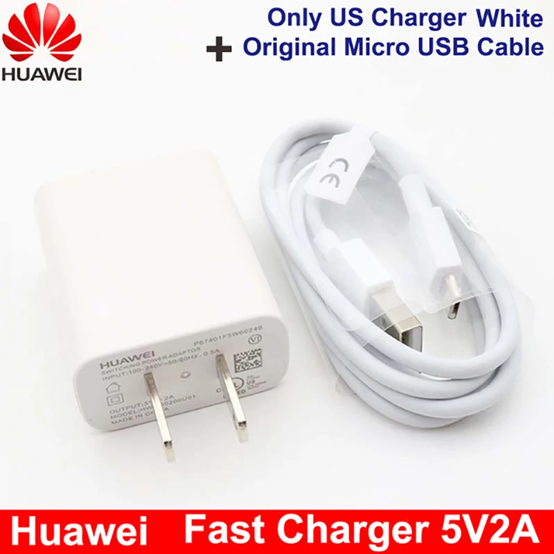 

HUAWEI Original 5V2A EU US Charger micro Adapter usb tpye c for nova 3i 2i honor 8x 7c p6 p7 p8 p9 p10 lite mate 7 8 9 10 S Y6