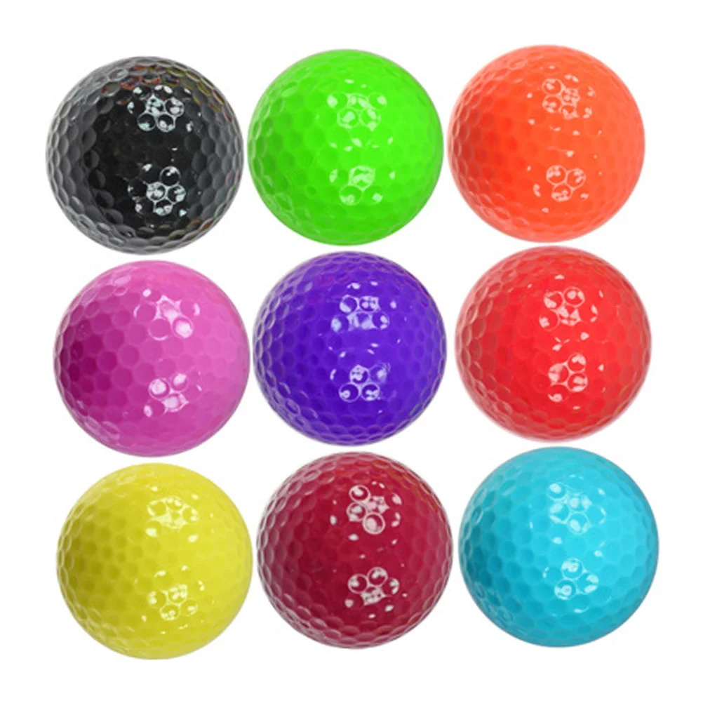 

12pcs Double Layer Practice Use Balls Outdoor Training Use Rubber Random Color