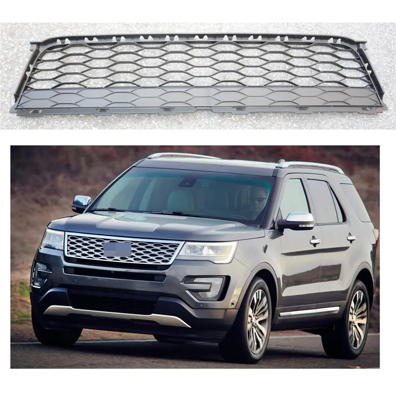 1 шт. передний бампер нижний с капюшоном сетка решетка гриль для Ford Explorer 2016|mesh