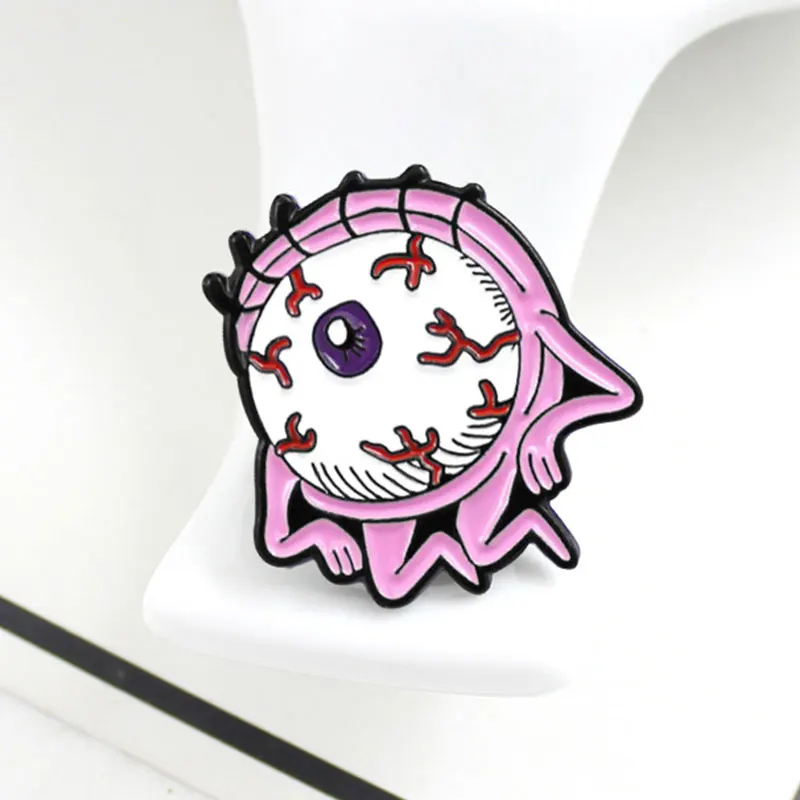 

Creative Brooch Popular Pin Luxury Jewelry High Quality Eyeball Brooches Chest Brooch Woman Gifts Fashion Pin Personlity Badge