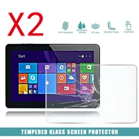 2pcs tablet tempered glass screen protector cover for cube i7 stylus tablet pc anti screen breakage hd tempered film