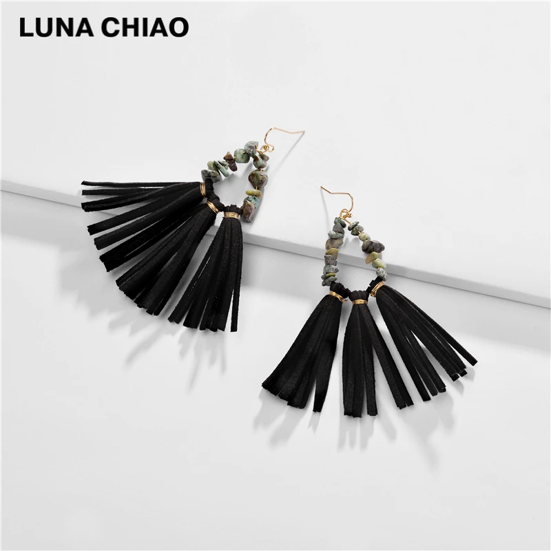 Серьги подвески LUNA CHIAO в стиле бохо Осень зима 2020|Серьги-подвески| |