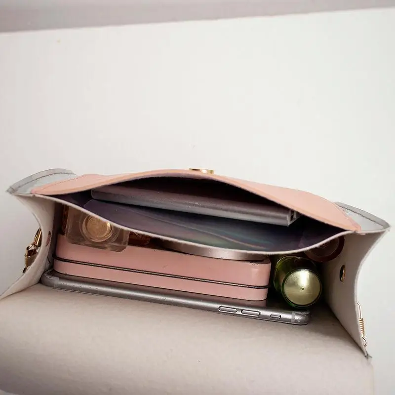 Candy Laser Color Small Flap Bag Women Crossbody MINI Messenger Handbags With Single Shoulder Strap Hasp For Shopper Student | Багаж и