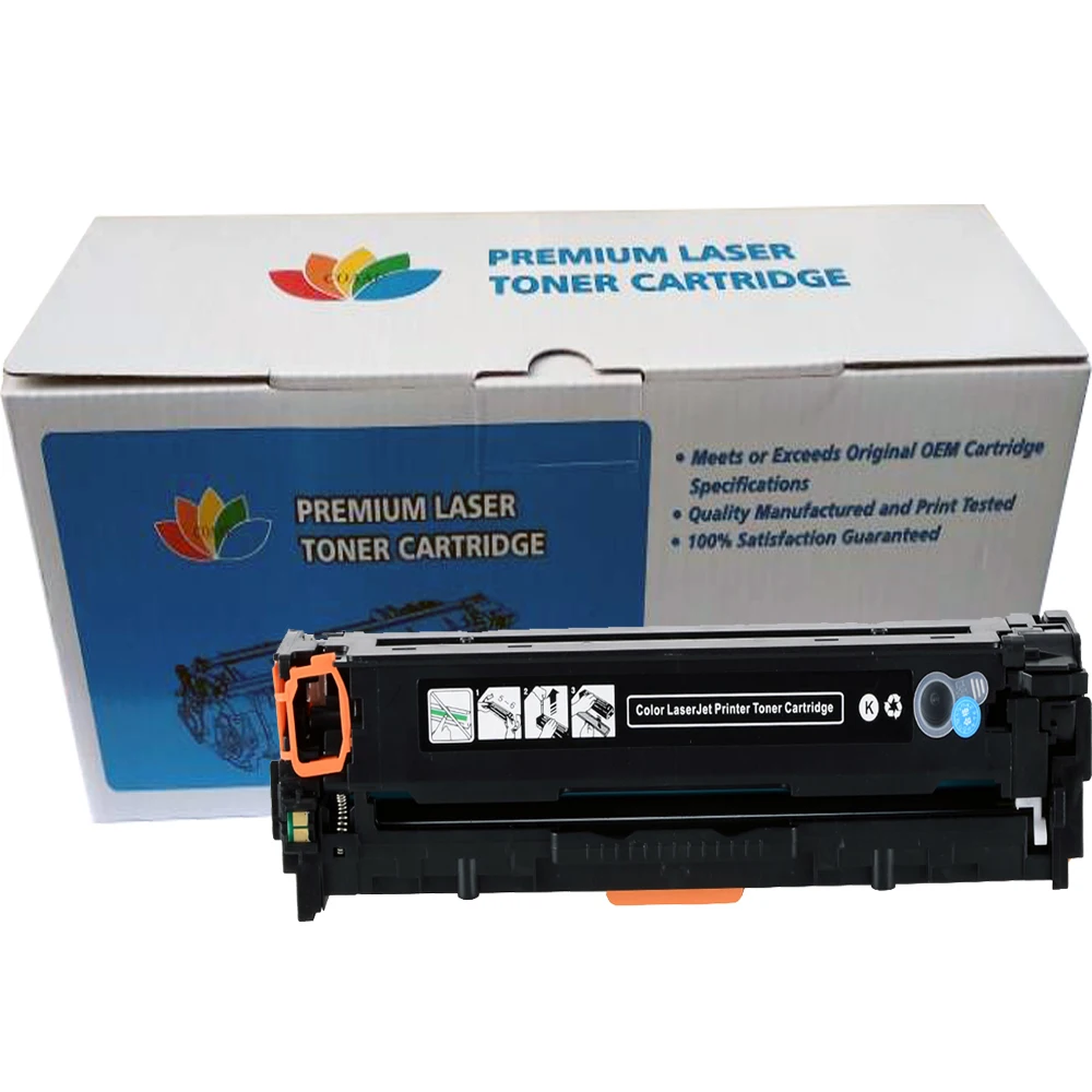 Фото CF410A CF410 совместимый черный картридж с тонером для принтера HP Color LaserJet MFP M377dw M477fdn