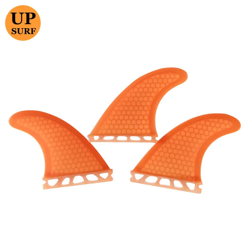 Surfboard M Single Tabs thruster Fins Orange/blue/white/black/green Honeycomb | Спорт и развлечения