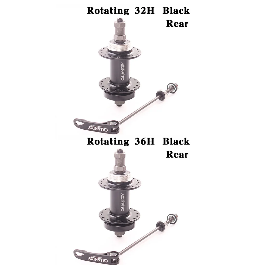 

Disc Brake Bike Rear Hub Bicycle Hubs 32/36 Holes Aluminum + Steel 1 set
