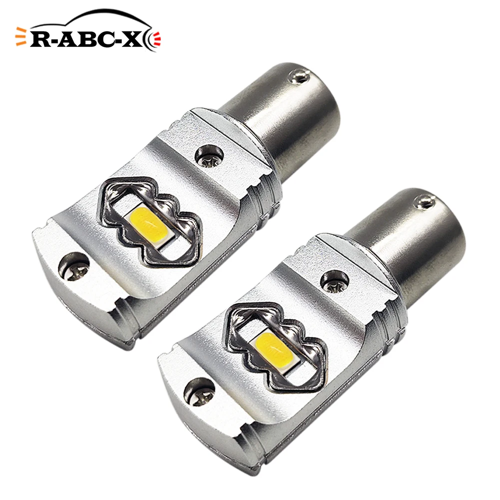 

RUIANDSION 1156 BA15S P21W 7440 T20 BAU15S PY21W Canbus Car Turn Signal Reverse Light 7035SMD 1700Lm No Error 12V 24V Amber 30W