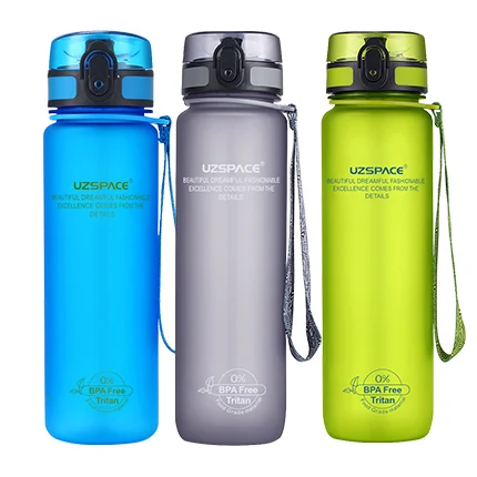

Travel Portable Water Bottle 500ML Fitness Outdoor Sport Eco Friendly Space Water Cup Student Botellas Para Agua Drinkware DA60S