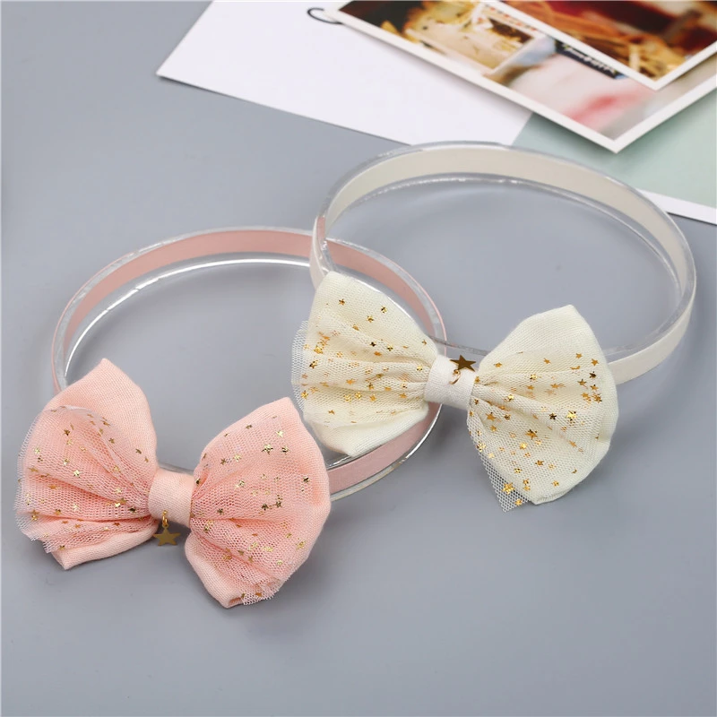 

Baby Girl Elastic Flower Headband Children Bowknot Elastic Hair Band Golden Star Kids Elastic Headbands Hair Bowknot Headwear