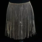 Ювелирное Украшение на талию, юбка для танца живота, модный сексуальный костюм на цепочке для тела, купальник для ночного клуба, женские блестящие аксессуары для персонального шоу