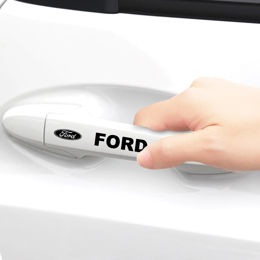 4 шт. наклейки на дверные ручки автомобиля Ford Focus Mk2|Наклейки автомобиль| |