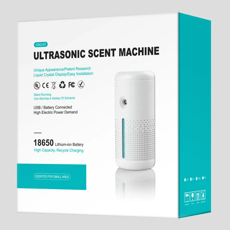 New Ultrasonic Scent Diffuser Noiseless Work with Pure Oil Cover 500 CBM USB Battery Aroma for Hotel Office Home | Бытовая техника
