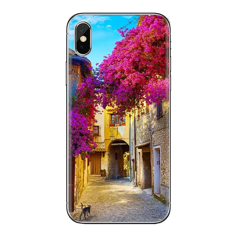 Мягкие прозрачные чехлы в виде ракушки Provence Фреска для huawei G7 G8 P7 P8 P9 P10 P20 P30 Lite Mini Pro