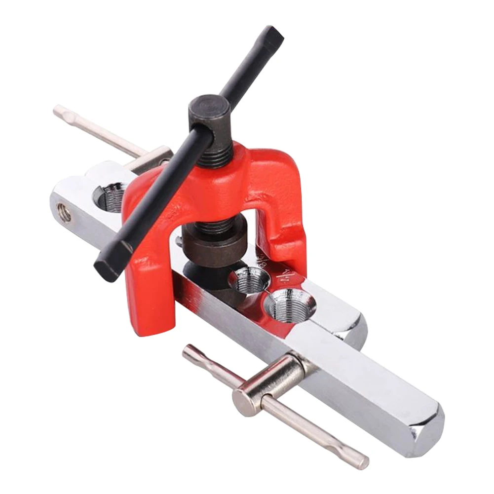 

6 Dies Pipe Flaring Tools Set Air Brake Line Home Multipurpose Reparing Zinc Alloy Handheld Tubing Refrigerator Refrigeration