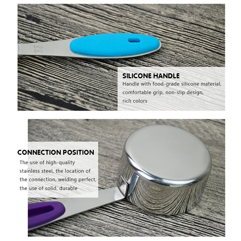 Мерная чашка WALFOS из нержавеющей стали для пищевых продуктов 10 шт. мерная ложка