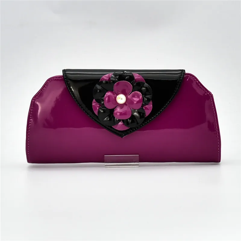 Latest African Wedding Italian Shoe and Bag Sets Nigeria Shoes Bags Set Decorated with Rhinestone Party | Обувь